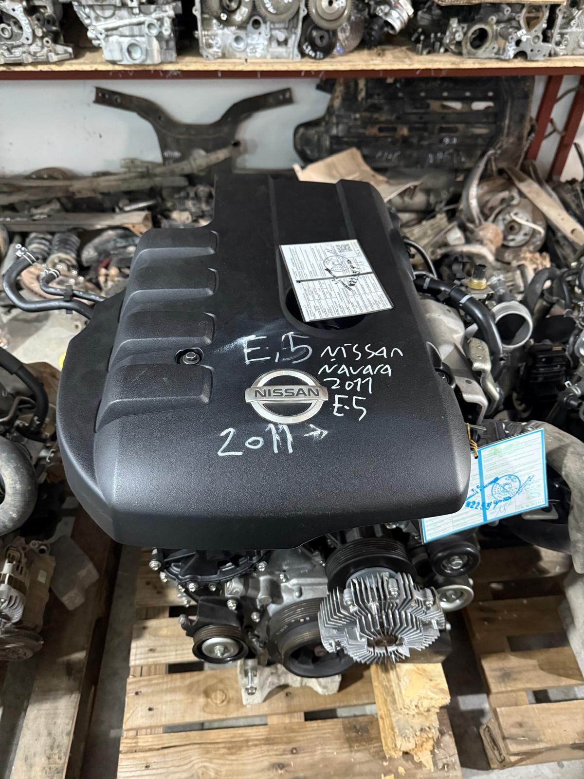 NİSSAN NAVARA EURO5 2.5 DİZEL YD25 DDTi MOTOR KOMPLE FULL DOLU